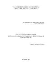 Nacijos kintančiame pasaulyje