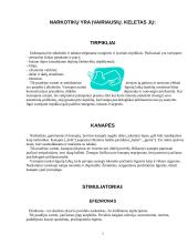 Narkotikų rūšys, aplinkybės skatinančios narkomaniją 3 puslapis