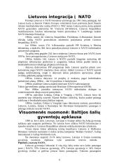 NATO struktūra ir Lietuva NATO sudėtyje 6 puslapis