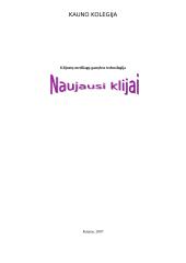 Naujausi klijai
