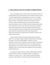 Organizacijos kultūros teorija, jos apibrėžimas, susiformavimas 4 puslapis