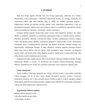 Organizacijos kultūros tyrimas: prekyba drabužiais UAB "BIMBO Italija" 3 puslapis