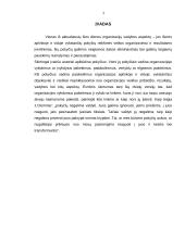 Organizacijos pokyčių ir inovacijų valdymas 3 puslapis