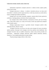 Organizacijos strategija: samprata, lygiai, rengimo eiga 18 puslapis