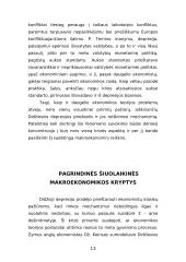 Pagrindinės šiuolaikinės makroekonomikos kryptys 13 puslapis