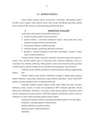 Paklausa, pasiūla ir paklausos bei pasiūlos analizė 20 puslapis