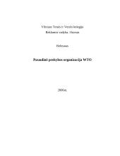 Pasaulinė prekybos organizacija WTO