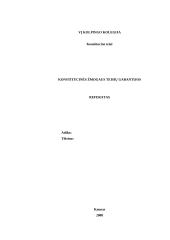 Konstitucinės žmogaus teisių garantijos