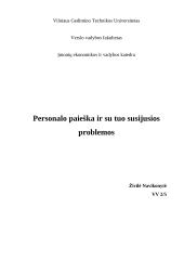 Personalo paieška. Su personalo paieška susijusios problemos 15 puslapis
