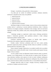 Strategijos samprata ir strateginis planavimas 3 puslapis