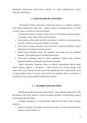 Strategijos samprata ir strateginis planavimas 6 puslapis