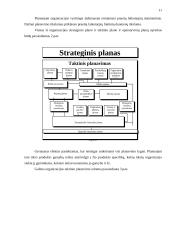 Planavimas. Strateginis planavimas 11 puslapis