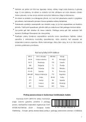 Prekių kodavimas. Brūkšniniai EAN ir kiti kodai 7 puslapis