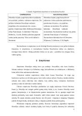 Racionalizmo ir empirizmo priešprieša 4 puslapis