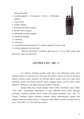 Radijo ryšio organizavimas valstybės sienos apsaugos tarnyboje (VSAT) 6 puslapis