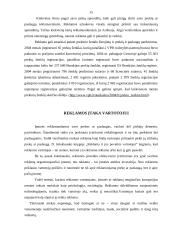 Reklama ir tyrimo reikšmė 15 puslapis