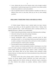 Reklama ir tyrimo reikšmė 8 puslapis