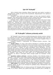 Reklamos priemonių analizė: AB "Kalnapilis" 19 puslapis