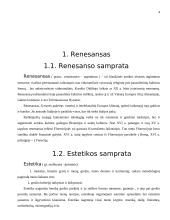 Renesanso estetikos bruožai 4 puslapis