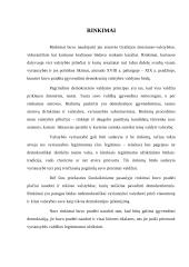 Rinkimų organizavimas