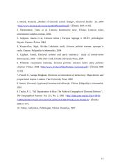 Rinkimų sistemos. Rinkimų sistemos keitimas 12 puslapis