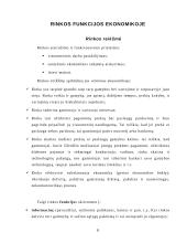 Rinkos samprata ir funkcijos ekonomikoje 8 puslapis