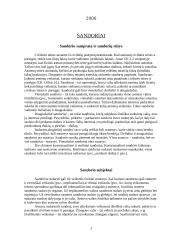 Sandorio samprata. Sandorių rūšys 2 puslapis