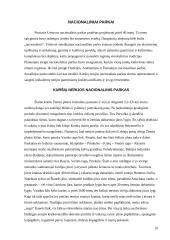 Saugomos teritorijos (draustiniai, rezervatai, nacionaliniai bei regioniniai parkai) Lietuvoje 10 puslapis