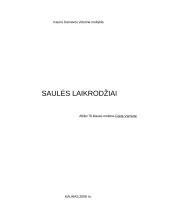 Saulės laikrodžiai