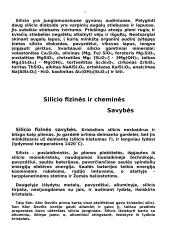 Silicio atradimas, paplitimas gamtoje 2 puslapis