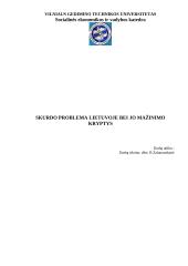 Skurdo problema Lietuvoje bei jo mažinimo kryptys