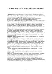 Slanka. Ekologija. Biologija ir medžiojimo ypatumai 4 puslapis