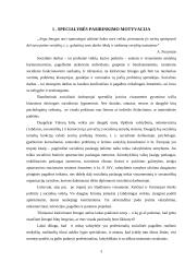 Socialinio darbo profesijos pasirinkimo motyvacija 3 puslapis