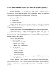 Socialinio darbuotojo ir socialinio pedagogo pagrindinių funkcijų panašumai ir skirtumai 3 puslapis