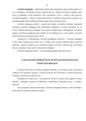 Socialinio darbuotojo ir socialinio pedagogo pagrindinių funkcijų panašumai ir skirtumai 4 puslapis