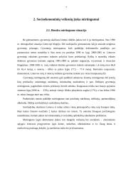 Socioekonominių veiksnių įtaka demografiniams procesams 6 puslapis