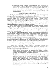 Sociologijos ištakos, raida ir taikymas 4 puslapis