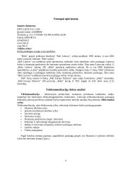 Strateginis auditas: UAB "Bitė Lietuva" 4 puslapis