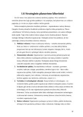 Strateginio planavimo esmė ir svarba 18 puslapis