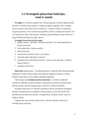 Strateginio planavimo esmė ir svarba 4 puslapis