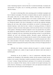 The Essence and Role of Avertising 2 puslapis