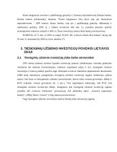 Tiesioginių užsienio investicijų pokyčiai Lietuvoje 2000 – 2005 metais 9 puslapis