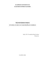 Transformatoriai 1 puslapis