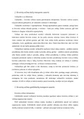 Transporto veiklos teisinis reguliavimas: Krovinio vežimo sutartis 4 puslapis