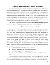 Turizmo įtaka Lietuvos ekonomikai 6 puslapis