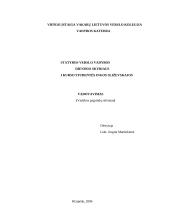 Vadovavimo svarbos pagrindimas