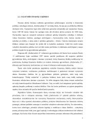 Valstybės finansiniai ištekliai ir reikšmė darnaus vystymosi kontekste 5 puslapis