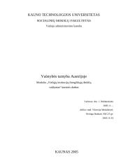 Valstybės tarnyba Austrijoje