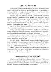 AB "Rytų skirstomieji tinklai"  veiklos finansinė analizė 4 puslapis