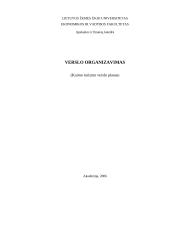 Verslo planas: kaimo turizmas